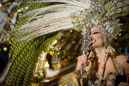 Сесилия Наварро Артеага, королева карнавала в Санта-Крус-де-Тенерифе